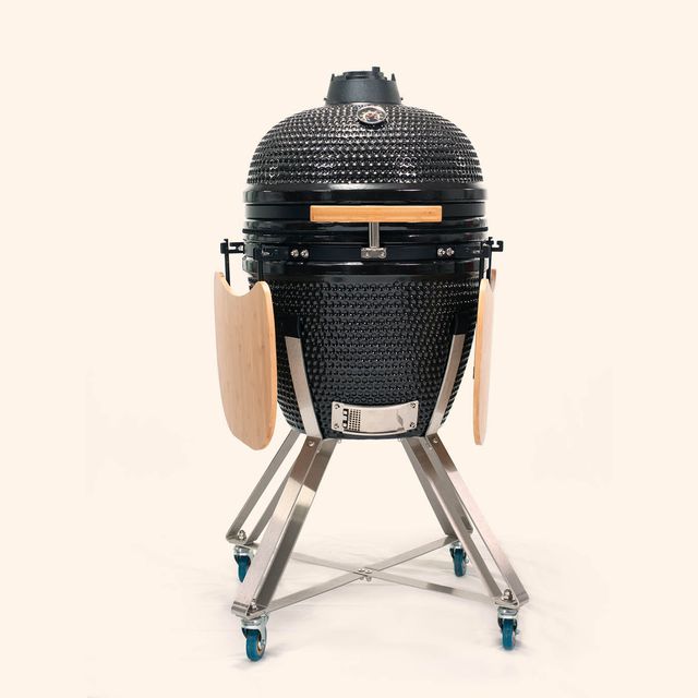 21 Inch Kamado Bbq Grill- Black For Sale