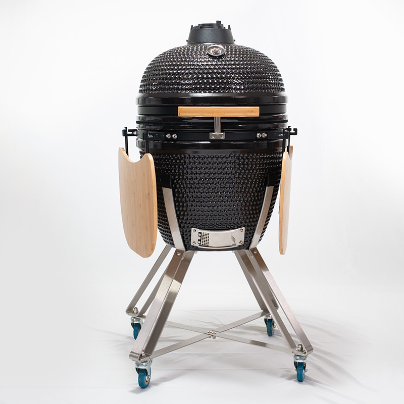Ceramic Egg Grill 21 Inch Blue