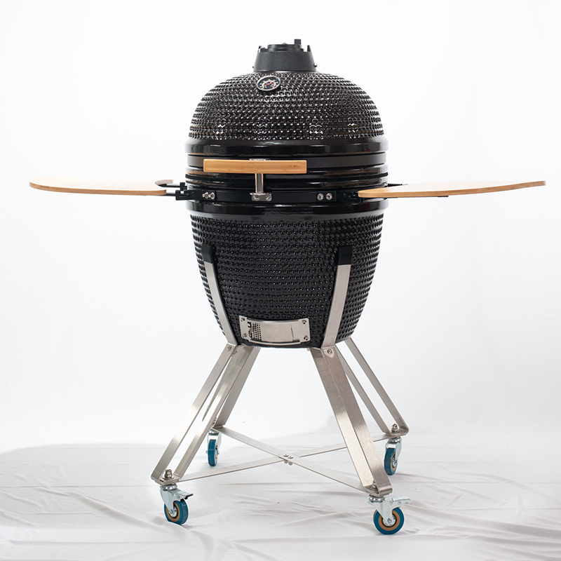 21 Inch Kamado Bbq Grill- Black For Sale