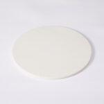 Round White Ceramic Pizza Stone For Bbq