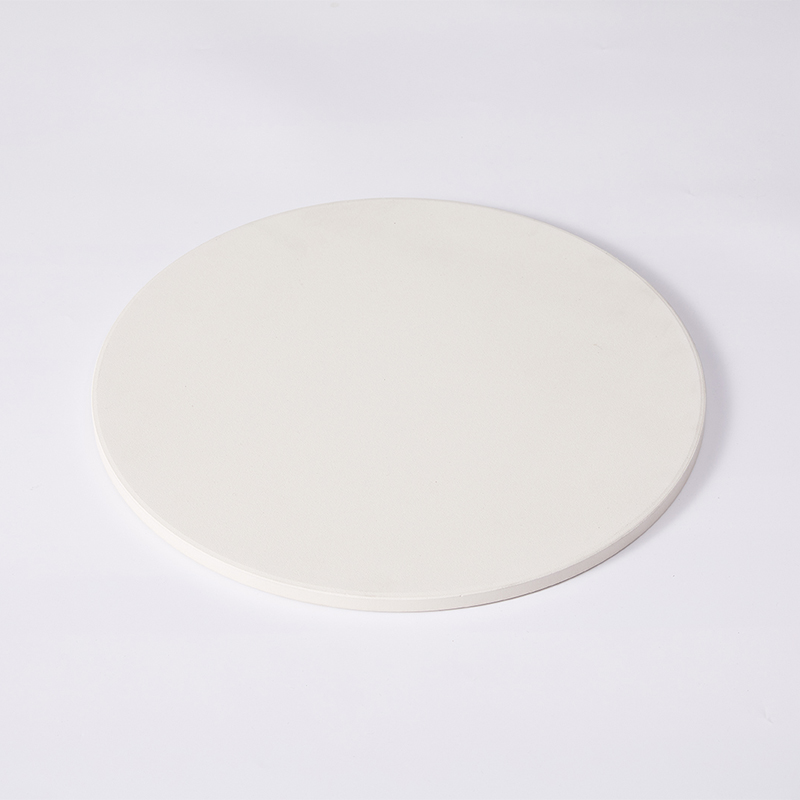 Round White Ceramic Pizza Stone For Bbq