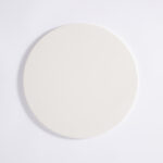 Round White Ceramic Pizza Stone For Bbq