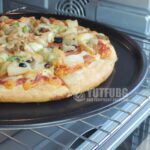 15″ Cordierite Pizza Stone Baking Plate for Grill and Toaster Oven, Ideal for Baking Crispy Crust Pizza, Bread, Cookies
