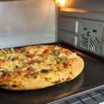 Nonstick pizza baking pan 15″ cordierite pizza stone for oven baking