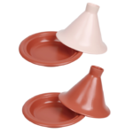 2 Piece Tajine 26 cm Tagin Earthenware Stoneware Cooking Pot