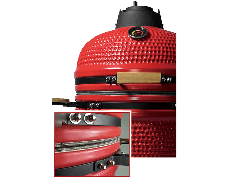 13 inch Kamado Ceramic Egg BBQ Grill