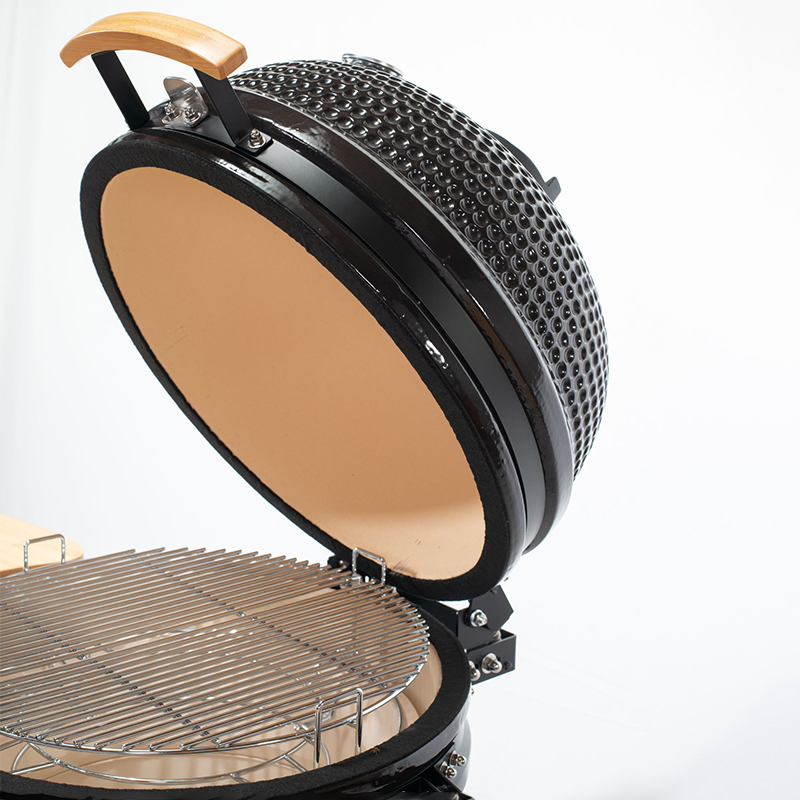21 Inch Kamado Bbq Grill- Black For Sale
