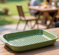 Large Rectangular Ceramic Nonstick Cookie Sheet Shallow baking pan