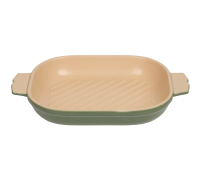 Rectangular Ceramic Baking Tray with Handle,Porcelain Large Baking Dishes for Casserole, Lasagne, Roasting, Baking