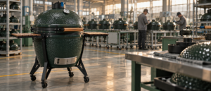 Kamado grill manufacturer factory production for wholesale buyers